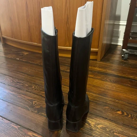 Knee high leather boots - Picture 3 of 4